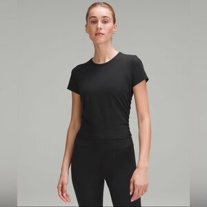 EUC Lululemon All It Takes Ribbed Nulu T-Shirt in Black